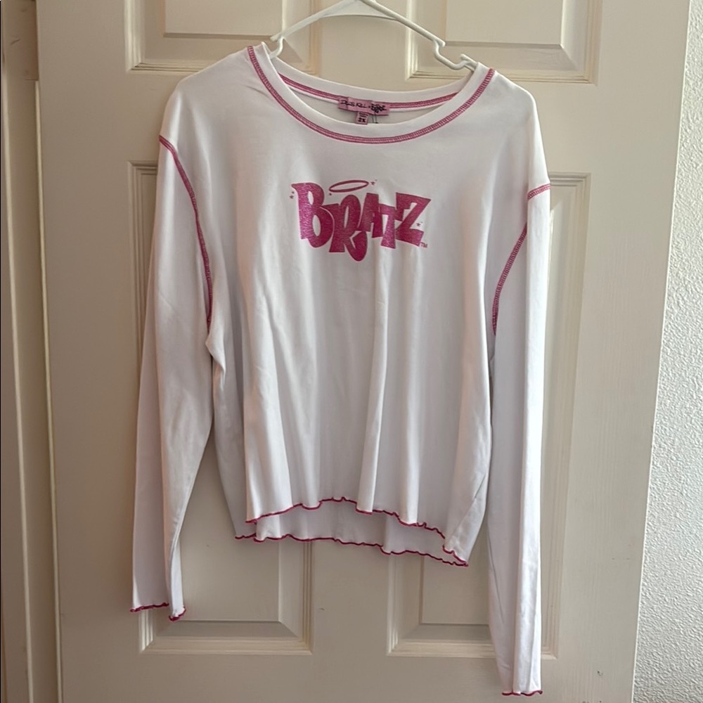 Dolls Kill Bratz White and Pink Graphic Tee